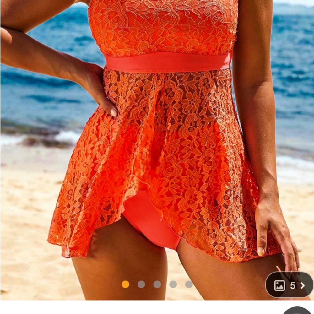 Modlily size 20 Orange/Melon brand new Tankini swimsuit